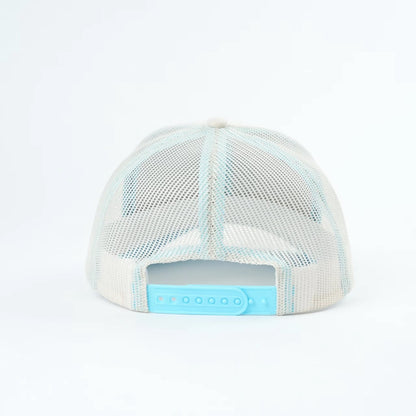 Blue bill snapback (suede)